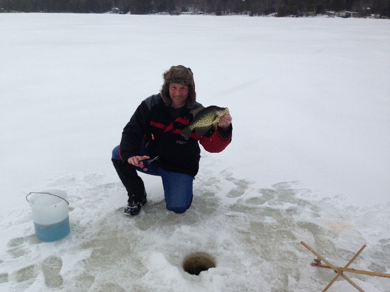 Ice fishing march 2013