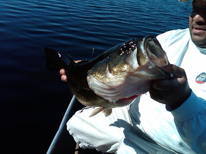 8-9LBS Side View on Dennisville Lake